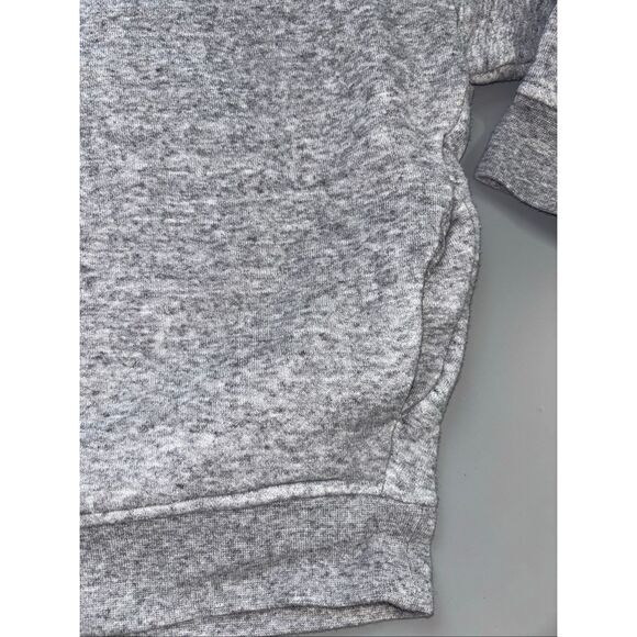 Madewell MWL heather gray crew neck sweatshirt women’s size S pockets - Picture 8 of 9
